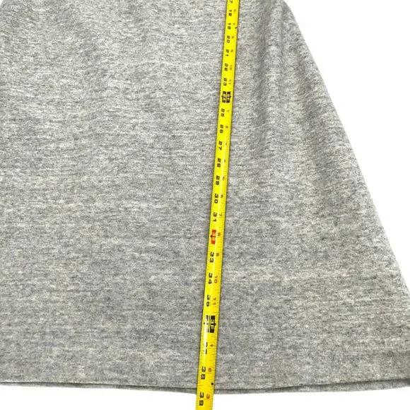 Anthropologie Leonor Silva Etain Dress Gray 3/4 Sleeves Lace Collar Women Large - Picture 16 of 16